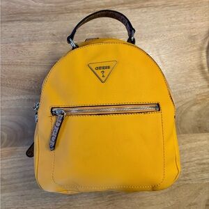 GUESS Mustard Yellow Backpack